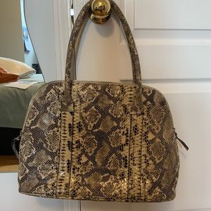 Danier snake skin shoulder bag